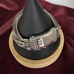 Silpada Sterling Silver Go Gorgeous 6  Multi Strand Bracelet B1452